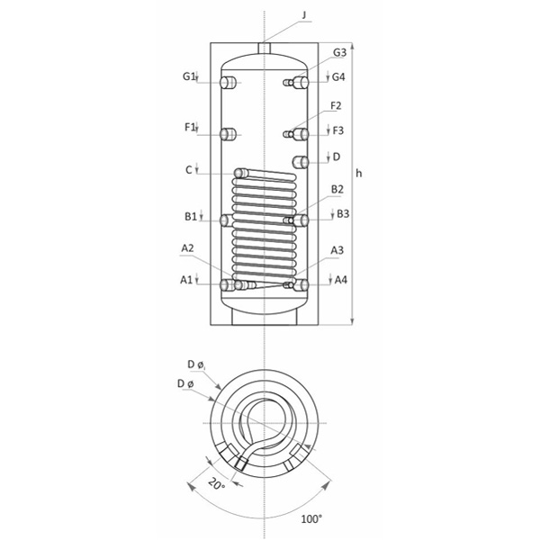 Буферни съдове SUNSYSTEM PS1