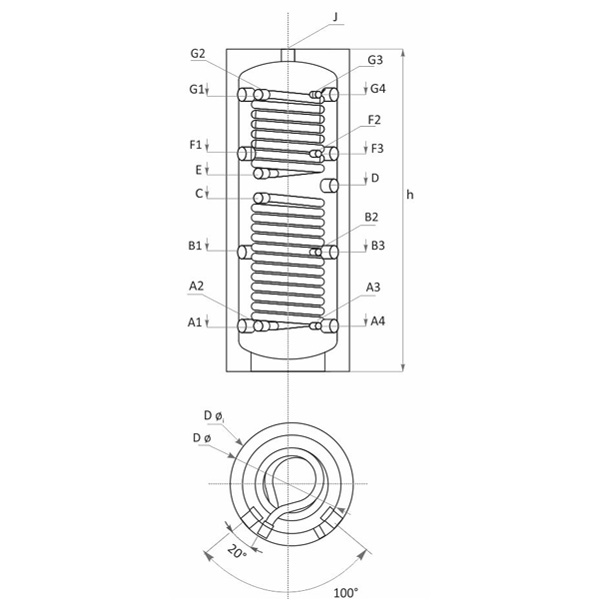 Буферни съдове SUNSYSTEM PS2