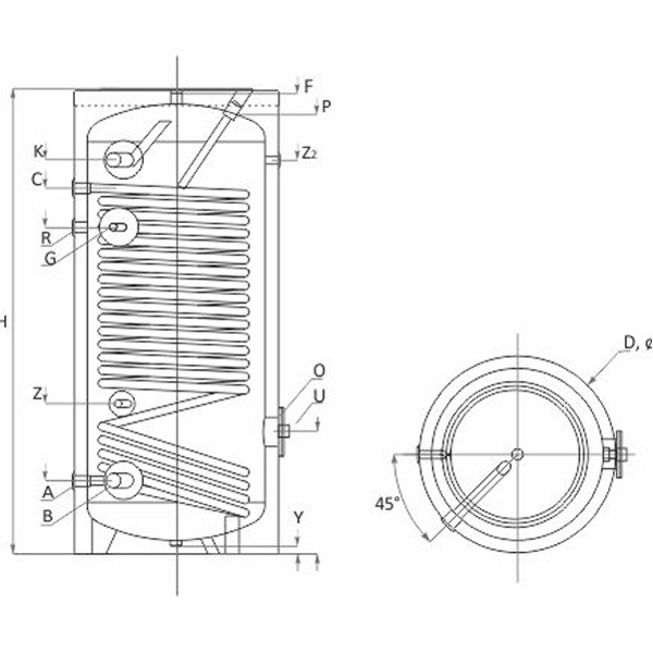 Бойлер SUNSYSTEM SWP N