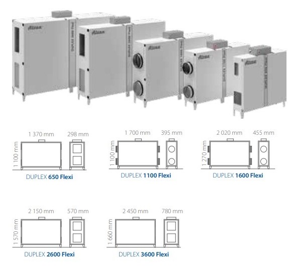 Atrea DUPLEX 650-3600 Flexi