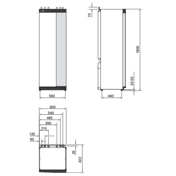 Вътрешен модул NIBE VVM S320