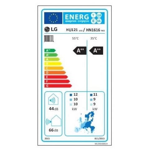 Термопомпа LG THERMA V SPLIT R410А - Монофазна