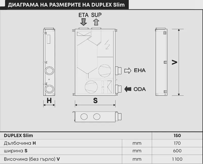 Atrea DUPLEX Slim